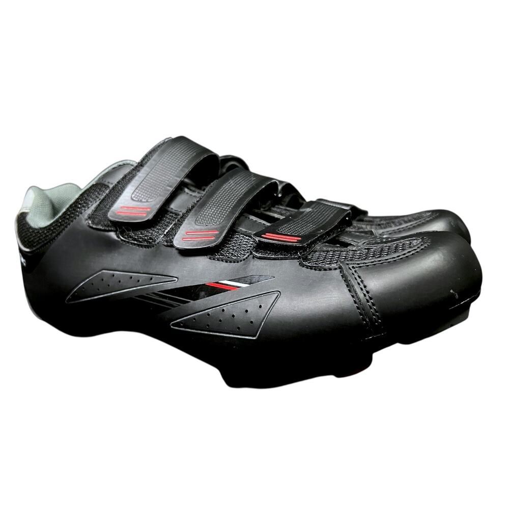 Tommaso Black & Gray Cycling Spin Shoes - Men's US 10 (EU 43)